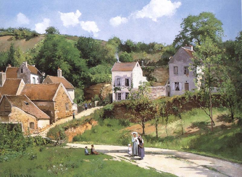 Camille Pissarro Pang plans Schwarz, hidden hills homes Sweden oil painting art
